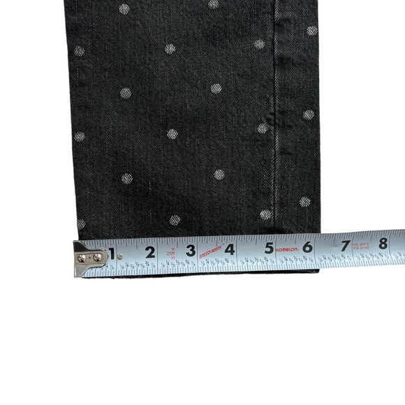 CURRENT ELLIOTT THE VINTAGE CROP SLIM JEANS POLKA DOT WOMEN SIZE 26 - Picture 11 of 12